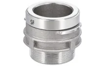 2413SO - Raccord symétrique aluminium sans oreilles mâle 2'' BSP à verrou