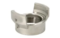 2426 - Raccord symétrique inox femelle sans verrou sans joint