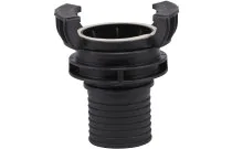 2430 - Raccord symétrique polypropylène à douille annelée à verrou