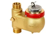 2772A/D - Compteur eau chaude vertical seul pour calcul énergie