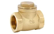301 - Clapet non retour simple battant laiton siège métal BSP PN10