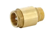 316 - Clapet non retour double guidage laiton 4MS femelle mâle