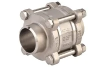 381 - Clapet non retour 3 pièces inox à disque à souder BW ACS