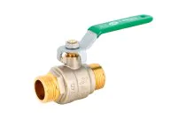 Vanne sphère laiton NF MM bsp poignée plate