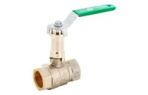 vanne sphere laiton nf  ff poignée acier plate