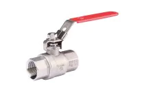 704 - Robinet à tournant sphérique inox femelle femelle NPT DIN3202 M3