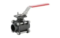 738 - Robinet à tournant sphérique 3 pièces acier platine ISO Butt Welding BW