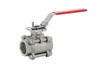 747 - Robinet à tournant sphérique 3 pièces inox Performance femelle femelle BSP