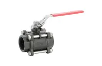 796 -Robinet à tournant sphérique 3 pcs initiale acier femelle BSP-NPT