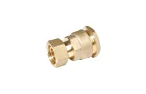 806 - Raccord laiton à serrage extérieur droit écrou prisonnier