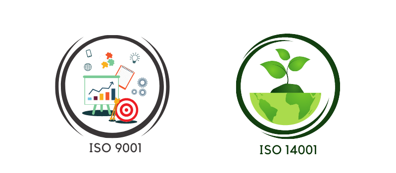 Certificat ISO 9001 obtenu par SFERACO le 31/12/2019 et certificat ISO 14001